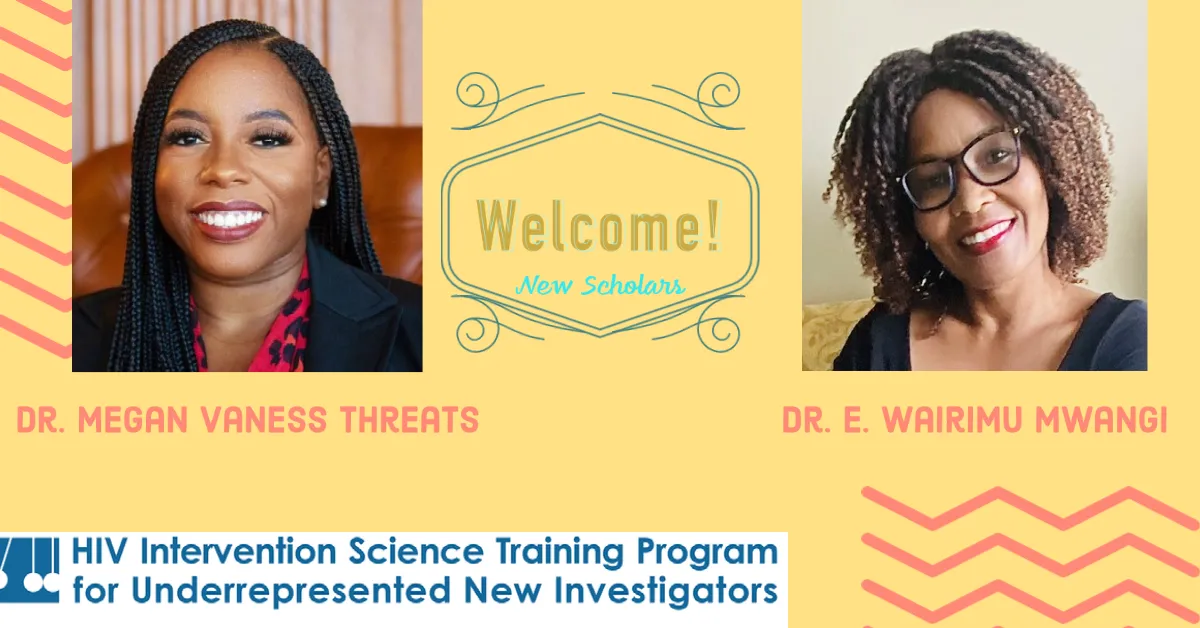 new scholars with welcome message